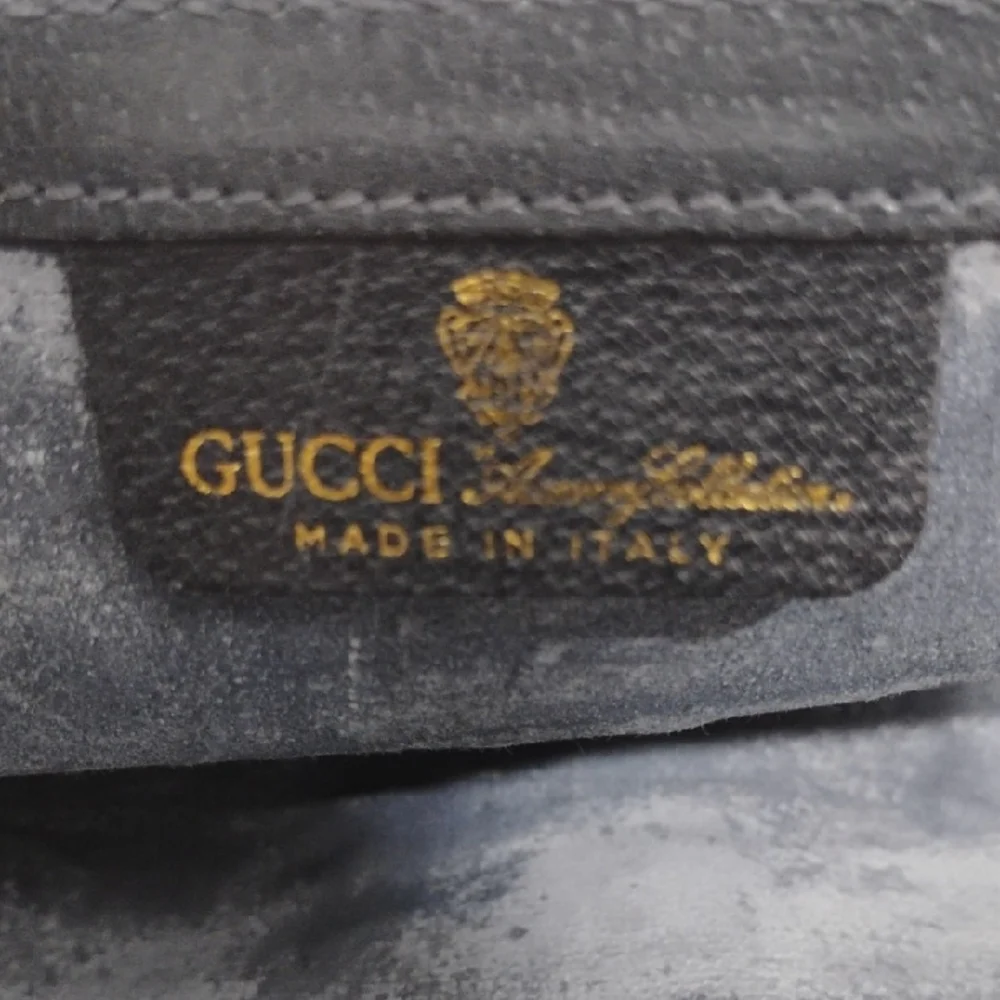 SALE! Authentic Gucci GG Supreme Sherry Line Leather Vtg Clutch Bag - Picture 13 of 16